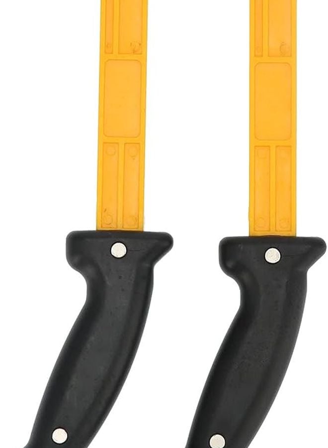 Anti Slip ABS Woodworking Magnet Push Stick Hand Operated Tool For Table Band Saw Bright Orange - Image 2