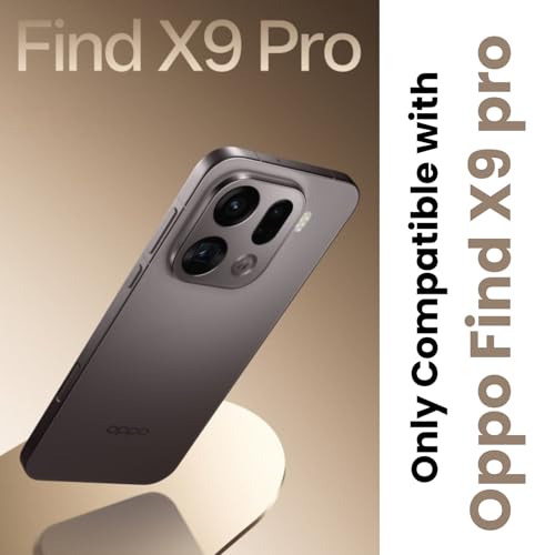 RIGGEAR Shockproof Sleek Hybrid Armor Back Cover Case for Oppo Find X9 Pro 5G (Smoke Black Matte PC + Black TPU Bumper) - Image 2