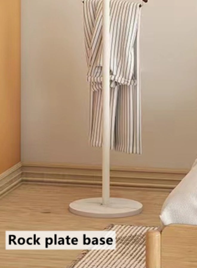 كوتيس حامل معاطف معدني، حامل ملابس، حامل ملابس، شماعات ملابس، حامل مستقل لتعليق المعاطف في المدخل، حامل شماعات ملابس، منزل، فندق، تجزئة، فولاذ، أبيض/ذهبي، 33×173 سم - Image 4