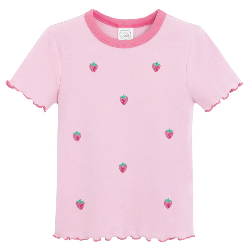 كول كلوب من سمييك CCG3211504 PINK COTTON T-SHIRT S/S