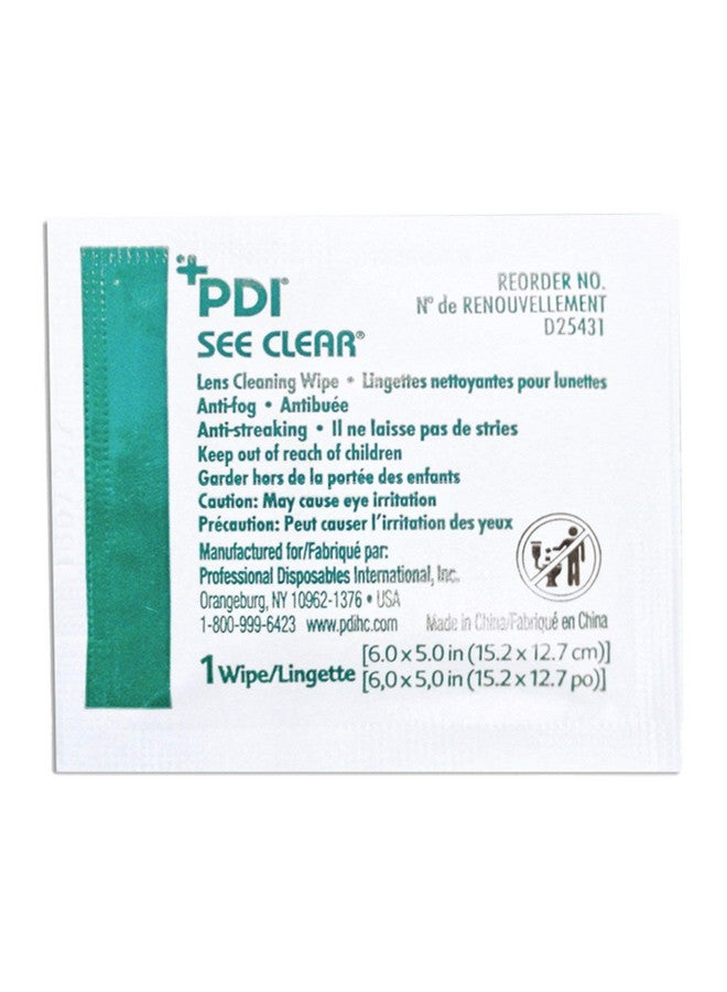 PDI Healthcare PDID19831 See Clear Lens Cleaning Wipe, Pack of 120 - Image 2