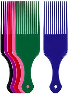 HuaJiao Afro hair comb for curly hair,Multicolor  - Image 1