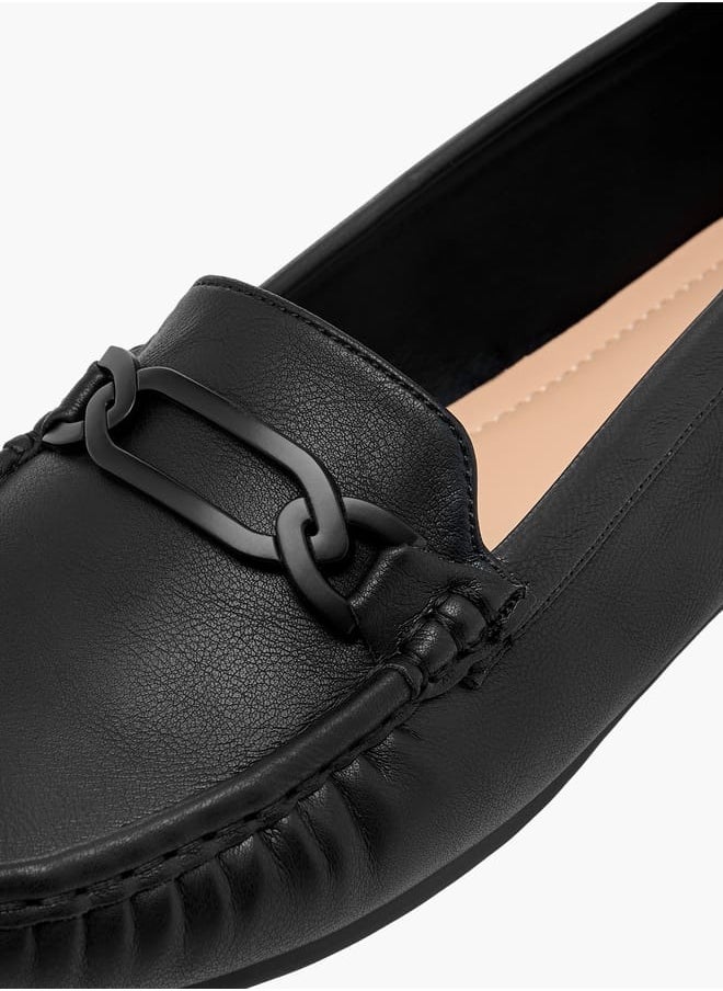 Le Confort Women Metal Accent Slip-On Loafers  - Image 4