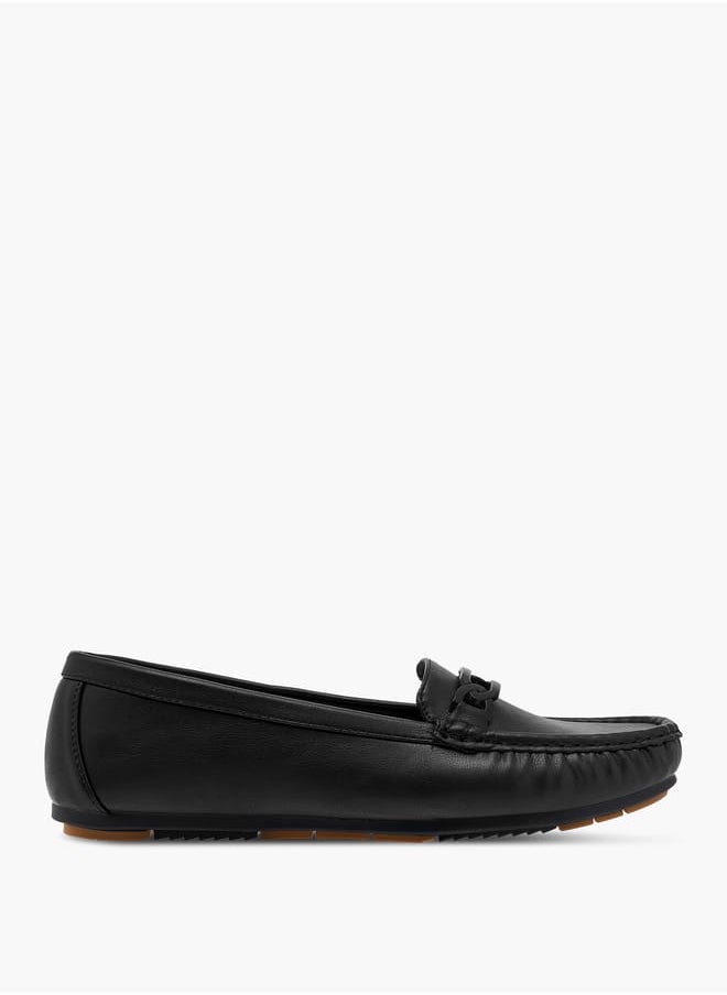 Le Confort Women Metal Accent Slip-On Loafers  - Image 3