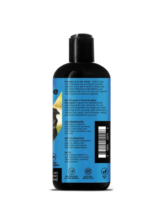 PETHONESTY - Chlorhexidine Cat & Dog Seasonal Itch Relief Shampoo, for Allergies, Itching, Skin and Coat Supplement, Helps Shedding, Hot Spots, Deodorizing Dog Shampoo & Grooming Supplies,16oz - Image 1