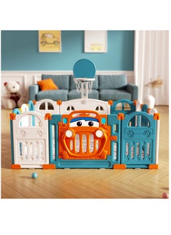 Arabest 14 Panel Baby Playpen, Indoor or Outdoor Kids Safety Activity Center Foldable Baby Fence Kid Play Yard with Safety Lock Gate, Portable for Children from 10 Months to 6 Years Old  - Image 1