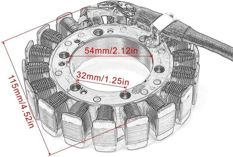Wivplex Motorcycle Generator Stator Coil for CBR900RR CBR919RR - Image 2