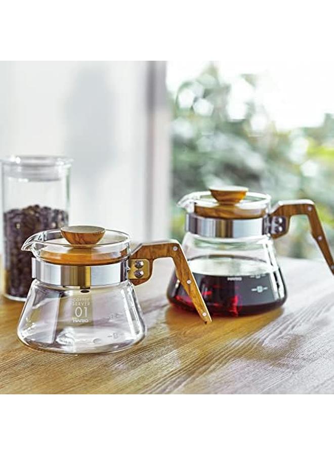 هاريو محضرة القهوة 600 مل خشب زيتون - Image 4