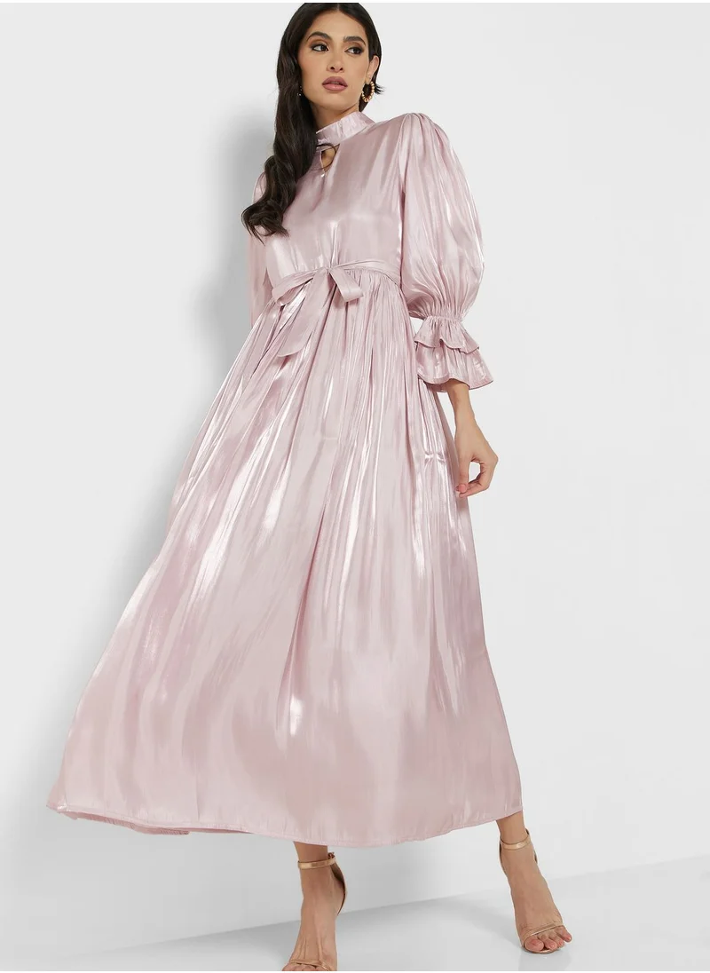 Khizana Embellished Waist Detail Dress