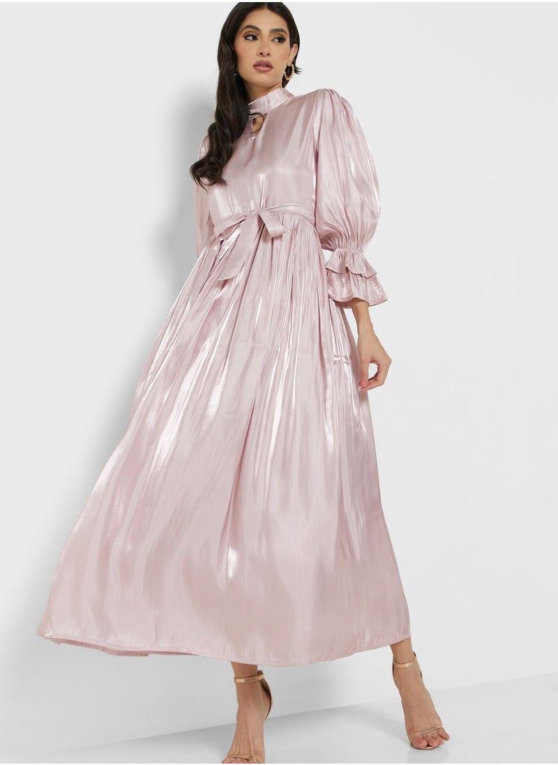 Khizana Embellished Waist Detail Dress  - Image 4