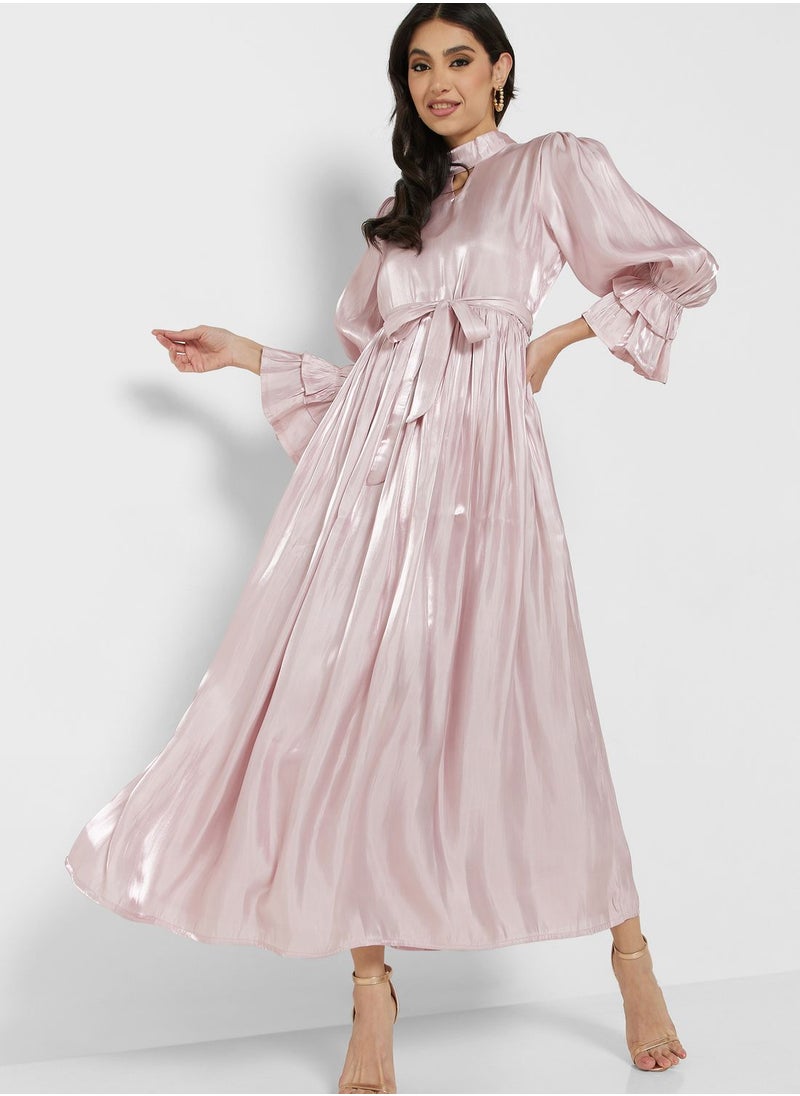 Khizana Embellished Waist Detail Dress  - Image 1