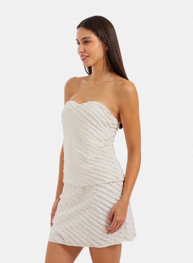 Carina Ruffled Strapless Beach Set - Image 2