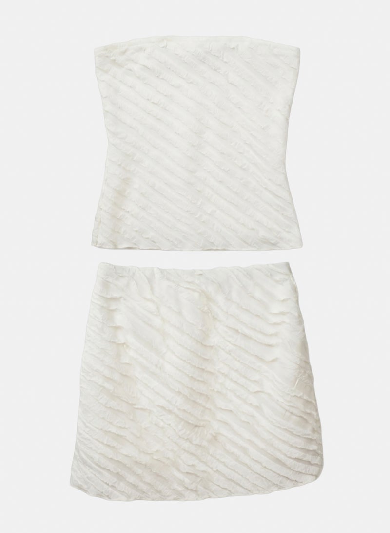 Carina Ruffled Strapless Beach Set - Image 5