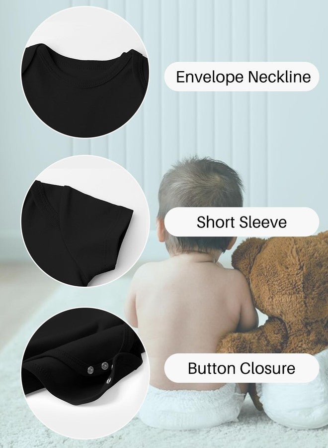 BesserBay Baby Girls Happy 1st Daddys Day Cheers to Our First Fathers Day Cotton Onesie Black Newborn Bodysuit Size 0-3 Months - Image 5