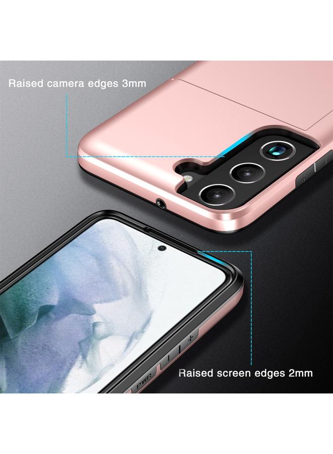 اس-توب جراب لهاتف Samsung Galaxy S22 5G جراب هاتف مقاوم للصدمات مزود بفتحة للبطاقة - Image 4