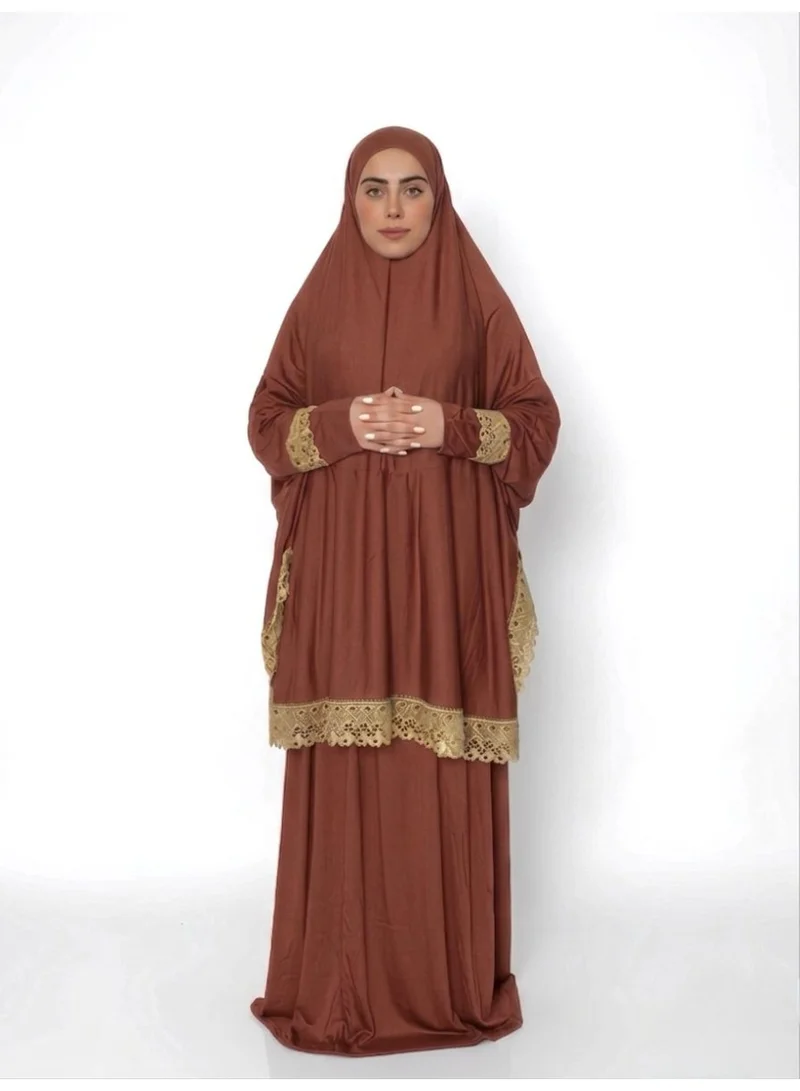 Two Piece Islamic prayer dress for women -Prayer Clothes Abaya For women -Umrah essentials for women -Prayer dress women