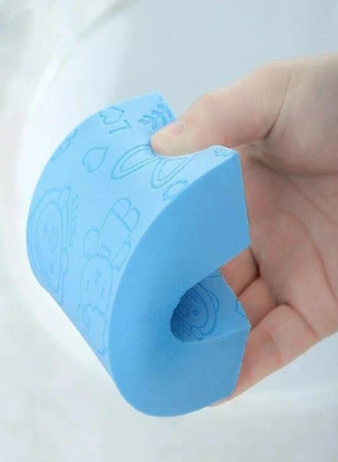 ImegaZ Soft Bath Sponge, Asian Bath Sponge For Shower, Dead Skin Remover Sponge For Body Scrubber Sponge for Bathing Pack of (4) - Image 3