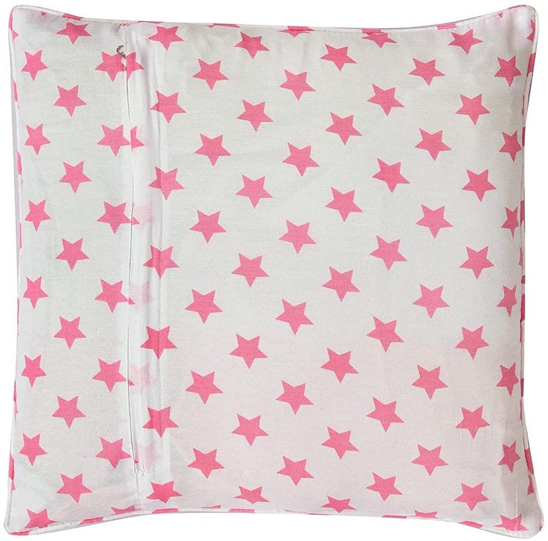 RRC Soft Cotton Quilted Reversible Cushion Covers 24x24 Inches, Set of 2 Piece Cushion Covers, Hidden Zipper for Easy Care - Image 5