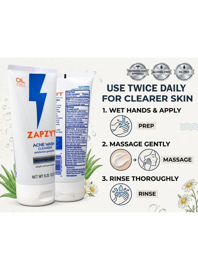 zapzyt Acne Wash, 6.25oz, 2 pk - Image 2