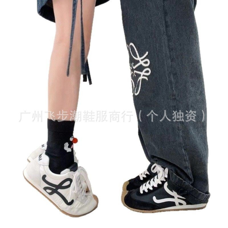 2025 Early Spring New Balet Runer2.0 Couple Style Asymmetric Toe Ballet Sneakers Forrest Gump Shoes Trend - Image 3
