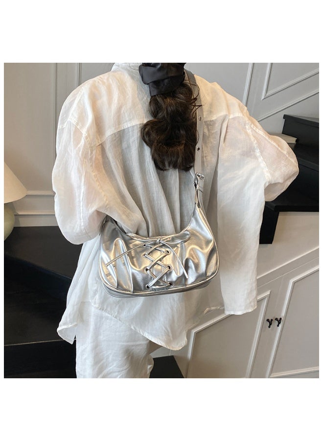 KUYING New Fashionable Simple Retro Underarm Bag  - Image 3