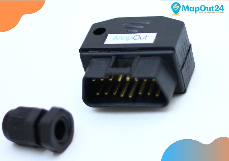 MapOut24 OBD Connector Slim 16 pin OBD II Male Connector Diagnostic Connector Car Diagnostic Tool OBD Male Plug OBD II Adaptor OBD Interface Male Connector SMPL066 - Image 4