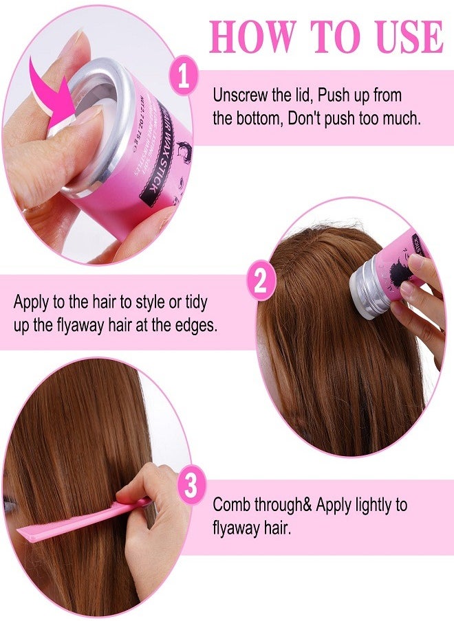 ALIVER Hair Wax Stick for Long Lasting Soft and Frizz Free Hairstyles 75g  - Image 5