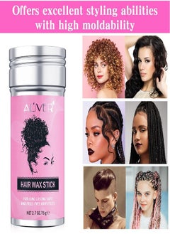 ALIVER Hair Wax Stick for Long Lasting Soft and Frizz Free Hairstyles 75g  - Image 3