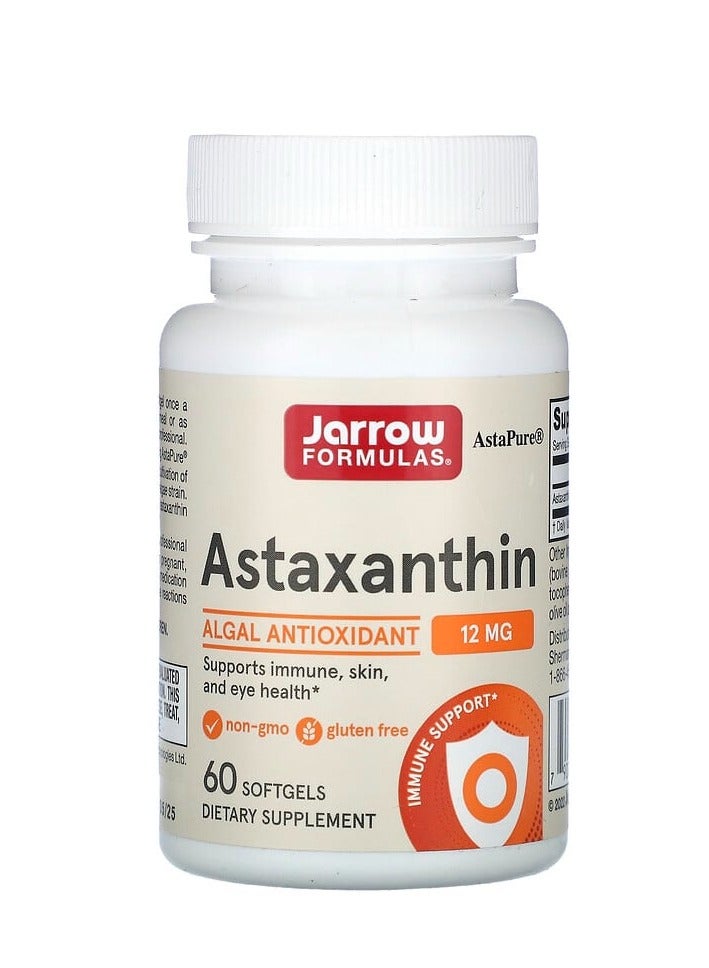 jarrow formulas Astaxanthin, 12 mg, 60 Softgels