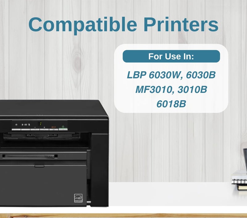 Print Page 925 Toner Cartridge Compatible for Printers LBP 6030W , 6030B , 6018B, 3010B , MF3010 (1 pcs) - Image 3