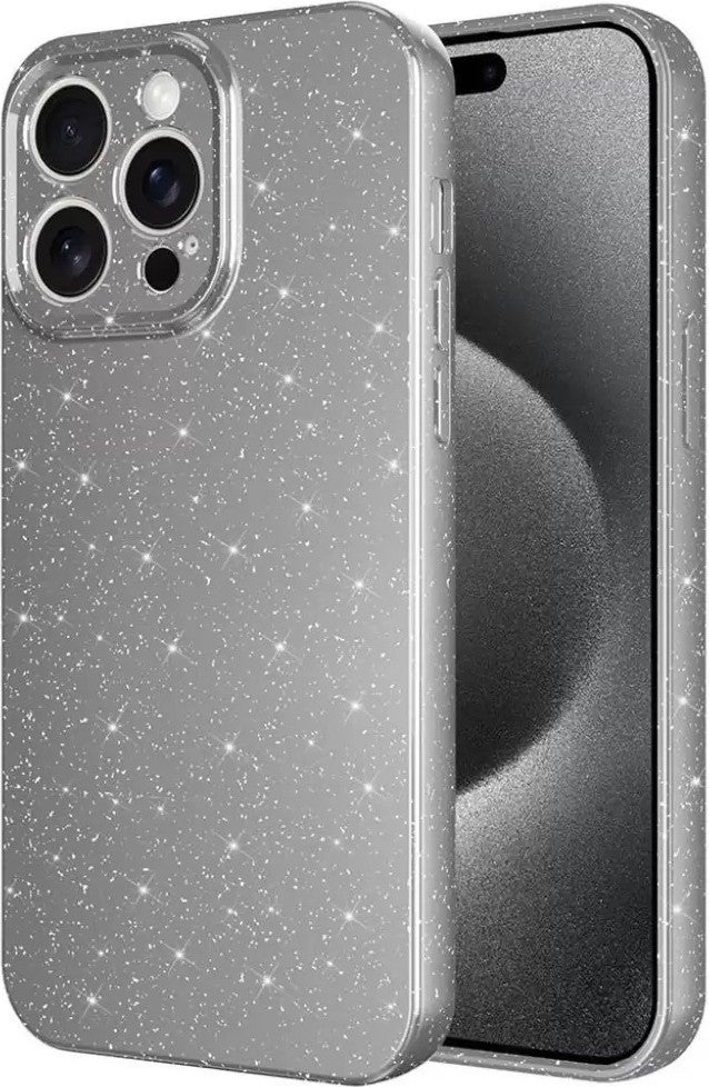TahTicMer Apple iphone 13 Pro Max Compatible Glitter Case Camera Protection Silicone Luxury Lopard Cotton Cover Glittery Colorful TPU  - Image 1