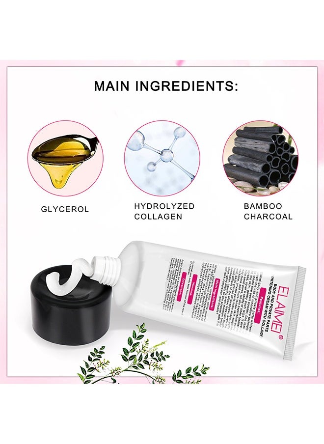 Elaimei Whitening Cream, For Body, Intimate Areas, Underarms, Armpit, Knees, Legs, Elbows And Inner Thigh, Dark Spot Corrector Skin Lightening Cream 60ml  - Image 5