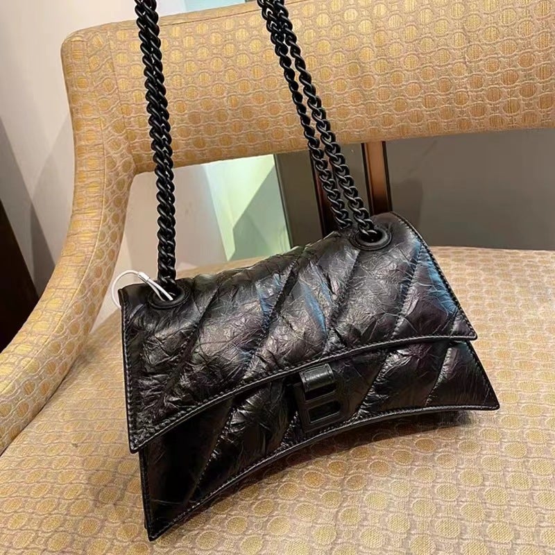 Sandglass Bag B Brand Women'S Bag Autumn Embroidered Crossbody Bag Chain Underarm Bag Underarm Crossbody Bag - Image 1