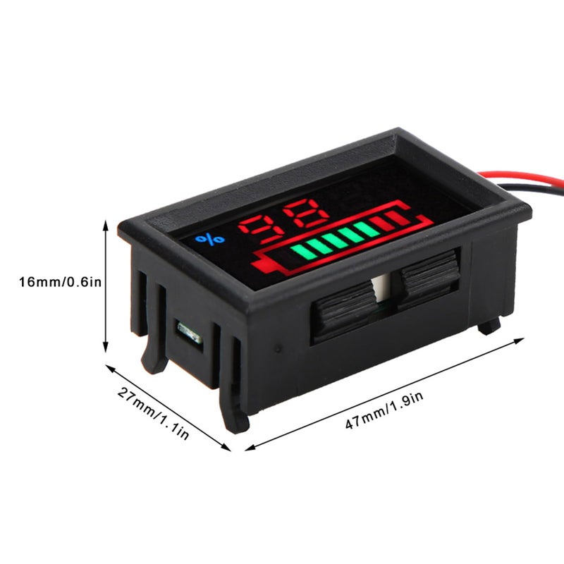 Digital Multimeter Battery Capacity Tester for Car 12V 24V 48V 60V Lithium - Image 5