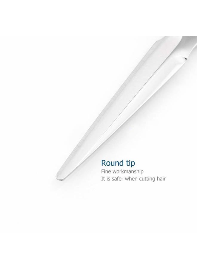 KINSARO Barber Scissors 5.5" Professional Hair Scissors Hair Cutting Shears Hair Cutting Scissors Haircut Shears 440C Barber Shears Hairdresser Scissors Sharp Hair Scissors Bearing Screw KINSARO - Image 5