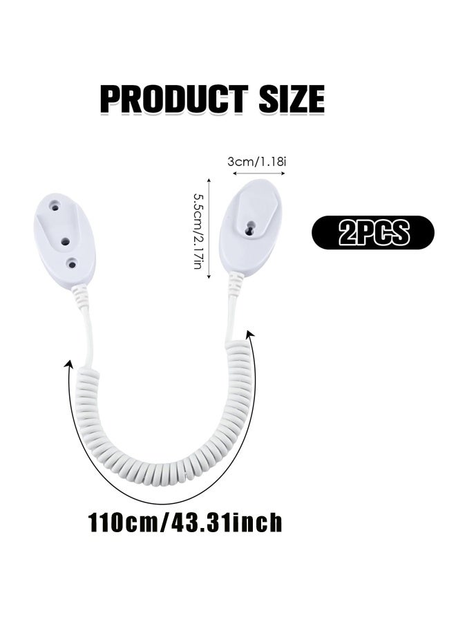 2 Pack Magnetic Remote Control Holders,Safely Secure Remotes & Small Items, Wall-Mount with Adhesive, Anti-Loss - Image 2