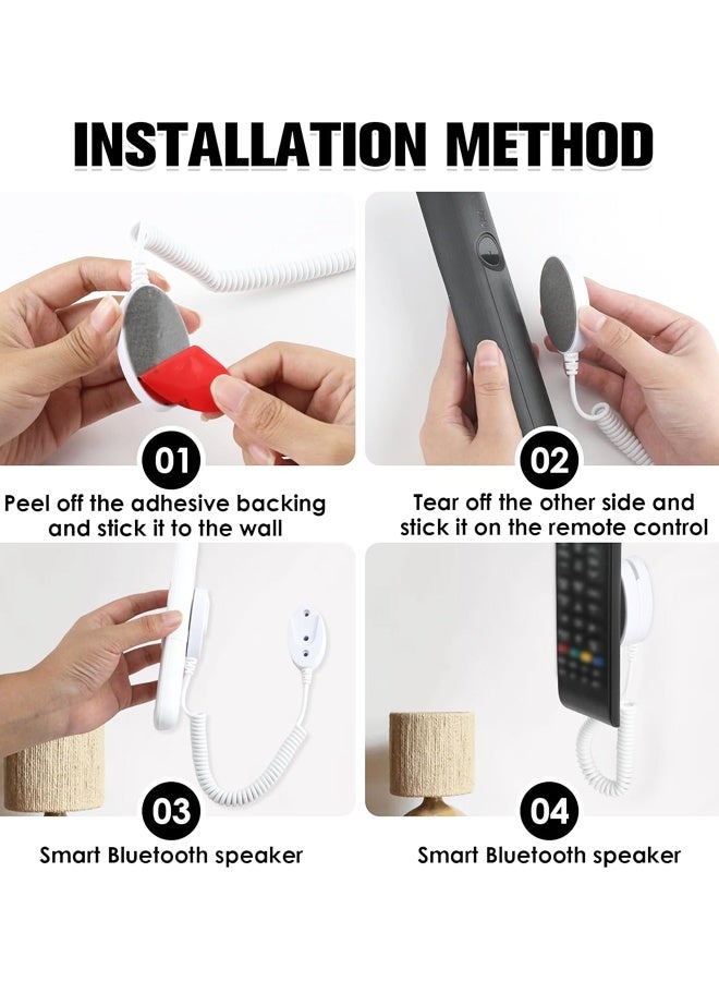 2 Pack Magnetic Remote Control Holders,Safely Secure Remotes & Small Items, Wall-Mount with Adhesive, Anti-Loss - Image 3