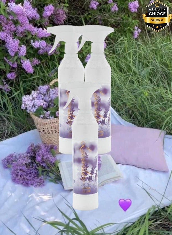 Banafa 3 Pieces Lavender Air Freshner 500ml - Image 1
