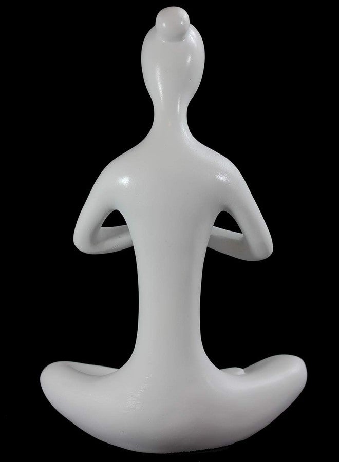 Seraphic Yoga Pose Statue/Sculputure Gifts for Women, Home or Room Decor, White Prayer Hands Statues/Figurines, 8" Tall - Image 3