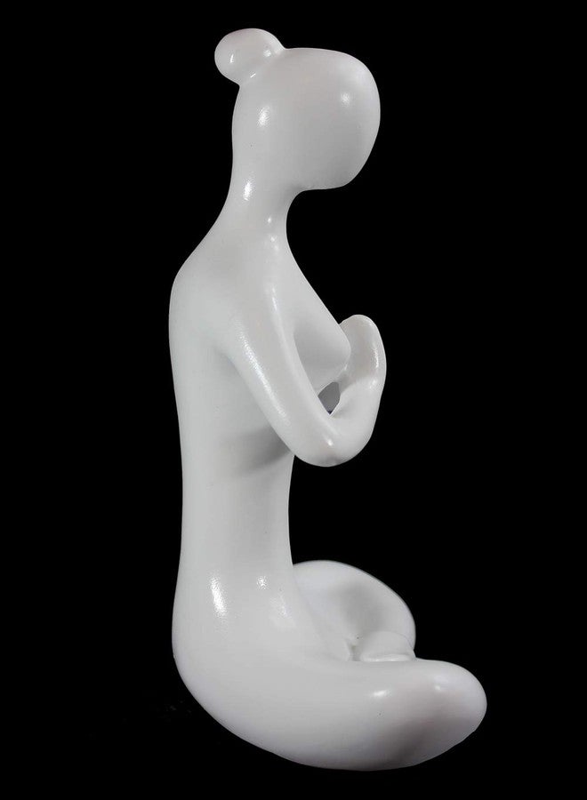 Seraphic Yoga Pose Statue/Sculputure Gifts for Women, Home or Room Decor, White Prayer Hands Statues/Figurines, 8" Tall - Image 4