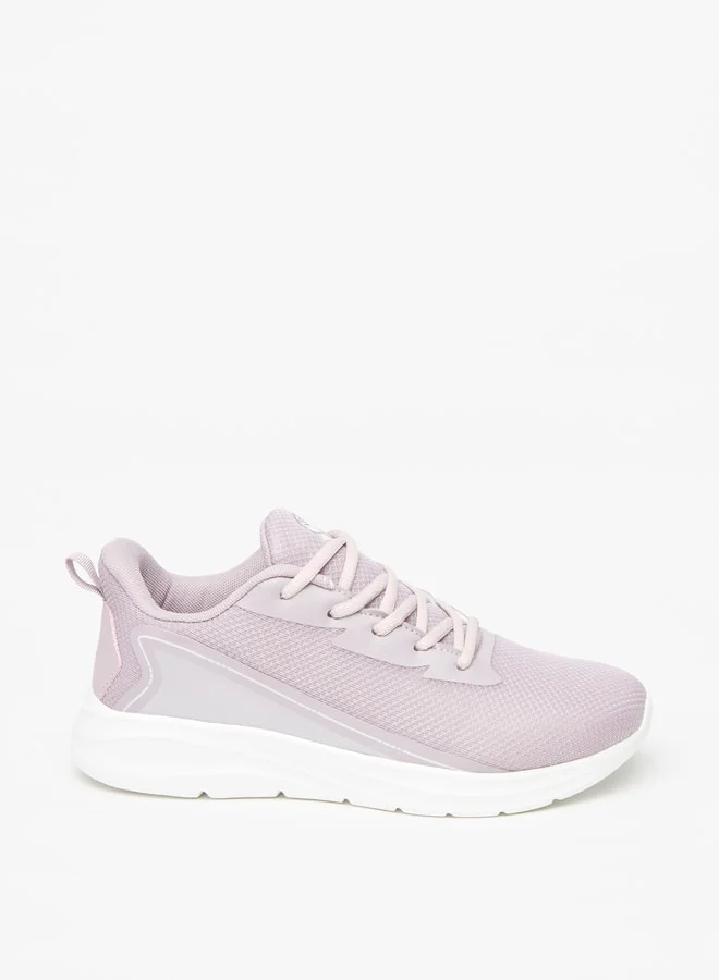 شو اكسبرس Women's Textured Lace-Up Sports Shoes