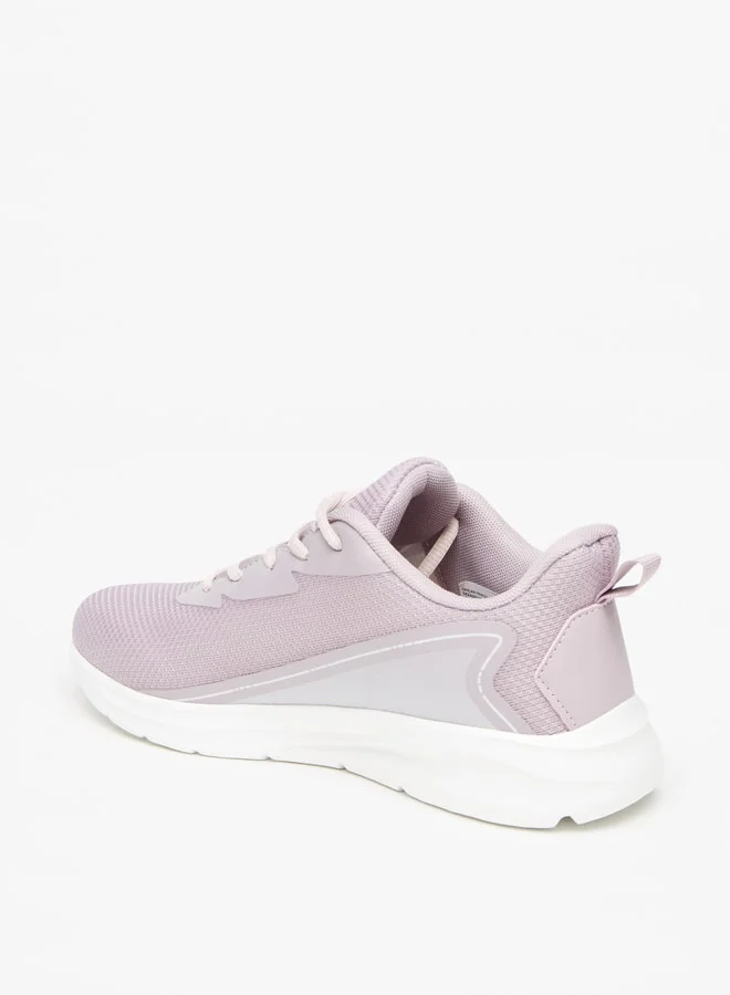 شو اكسبرس Women's Textured Lace-Up Sports Shoes