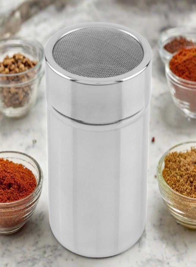 كويزينوكس قوالب قهوة من الفولاذ المقاوم للصدأ من كويزينوكس، مناسبة للشوكولاتة/سكر التزيين/مسحوق الكاكاو/منظف أدوات الخلط، مثالية لفن الكابتشينو واللاتيه، مقاس 3.5 بوصة × 2.7 بوصة. - Image 2