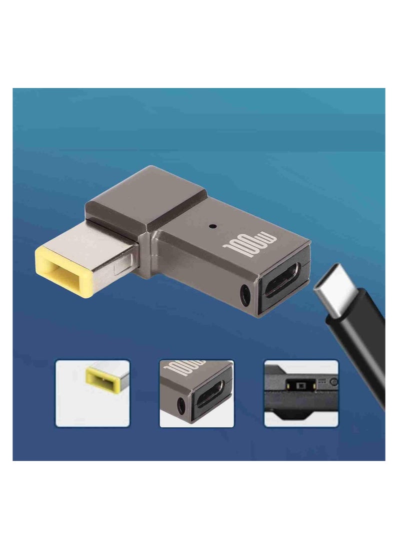 Terabyte 100W USB-C / Type-C Female to Big Square Computer Charging Adapter for Lenovo - Image 5