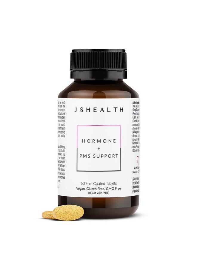 JSHealth فيتامينات توازن الهرمونات للنساء ودعم متلازمة ما قبل الحيض مكمل تخفيف أعراض ما قبل الحيض مع فيتامينات B3 و B6 والمغنيسيوم (60) - Image 1