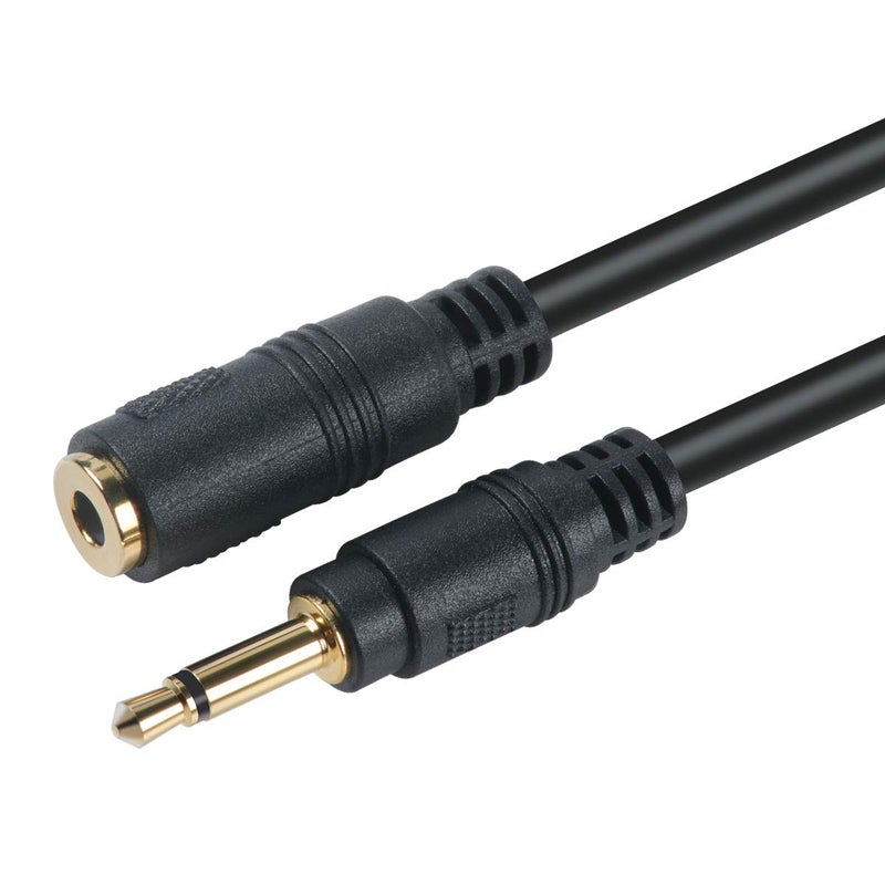 TENINYU 3.5mm Mono Extension 3FT - 12V Trigger, Only for IR Infrared Sensor Receiver Extension Extender, 3.5mm 1/8" TS Monaural Mini Mono Audio Male to Female Cable (3FT) - Image 2