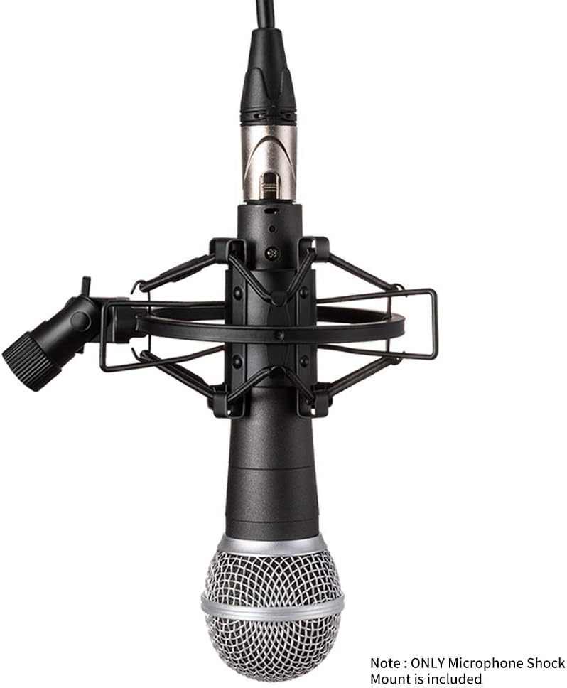 LYRCRO Microphone Shock Mount Holder Clip Mic Anti-Vibration for 22mm-26mm Diameter Dynamic Mic Like Shure SM58 58S SM57 PAG48 Sennheiser E835 E845 AKG D5S Samson Q7 Q8 Behringer Xm8500 - Image 4