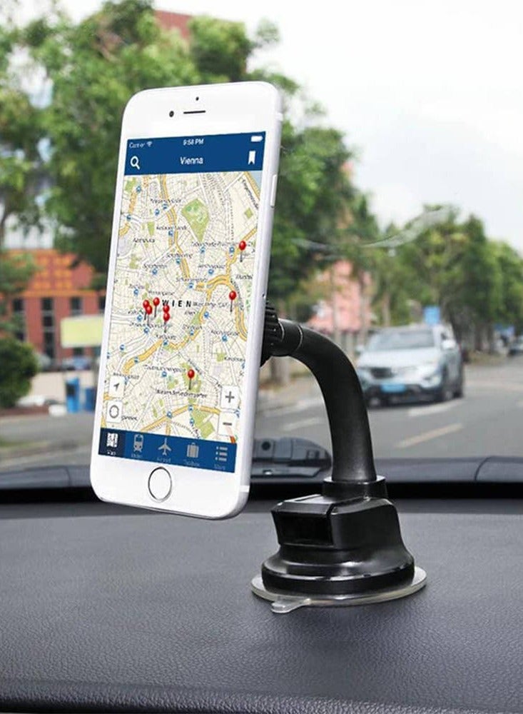 REBENUO Magnetic Suction Cup Cell Phone Holder Car Holders With 360 Rotation sx45 - Image 2