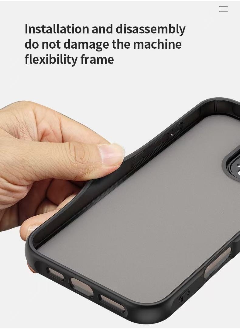DKNG Samsung Galaxy A56 Case, Specially Designed for Galaxy A56 5G, Soft Edge TPU Matte Anti-Slip Anti-Fingerprint Case, Samsung Galaxy A56 Case Case Black  - Image 2