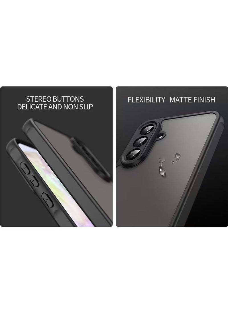 DKNG Samsung Galaxy A56 Case, Specially Designed for Galaxy A56 5G, Soft Edge TPU Matte Anti-Slip Anti-Fingerprint Case, Samsung Galaxy A56 Case Case Black  - Image 4